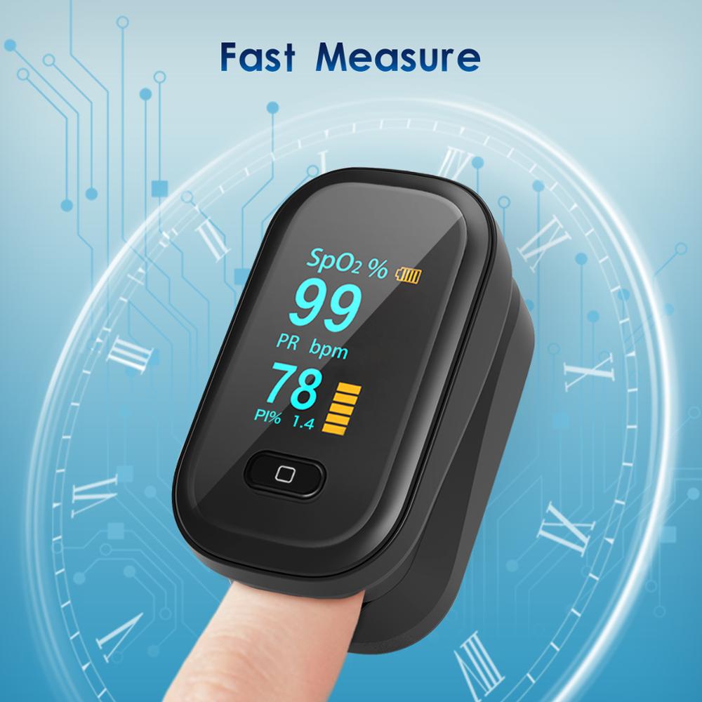 Finger Pulse Oximeter OLED Fingertip Oximeter SpO2 Oxymetre Blood Oxygen Heart Rate PR Saturator Oximetro De Dedo Pulsoximeter
