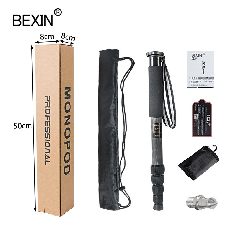 BEXIN Carbon Fiber Monopod Camera Stand Monopod for shooting DSLR cameras