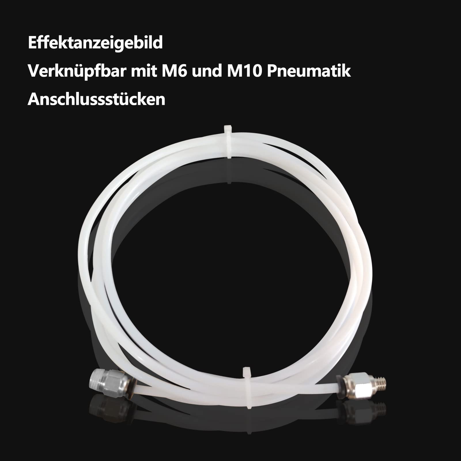 Tubo de teflón de PTFE de 2M, tubo de impresora 3D para filamento de 1,75mm, 4mm OD X 2mm ID, tubo de PTFE transparente, resistente a altas temperaturas, Flexible