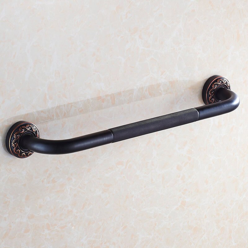Wall Mounted Brass Carved Grab Bars Safety Handles Hand Rail Bathroom Bar Bathroom Accessories XF2
