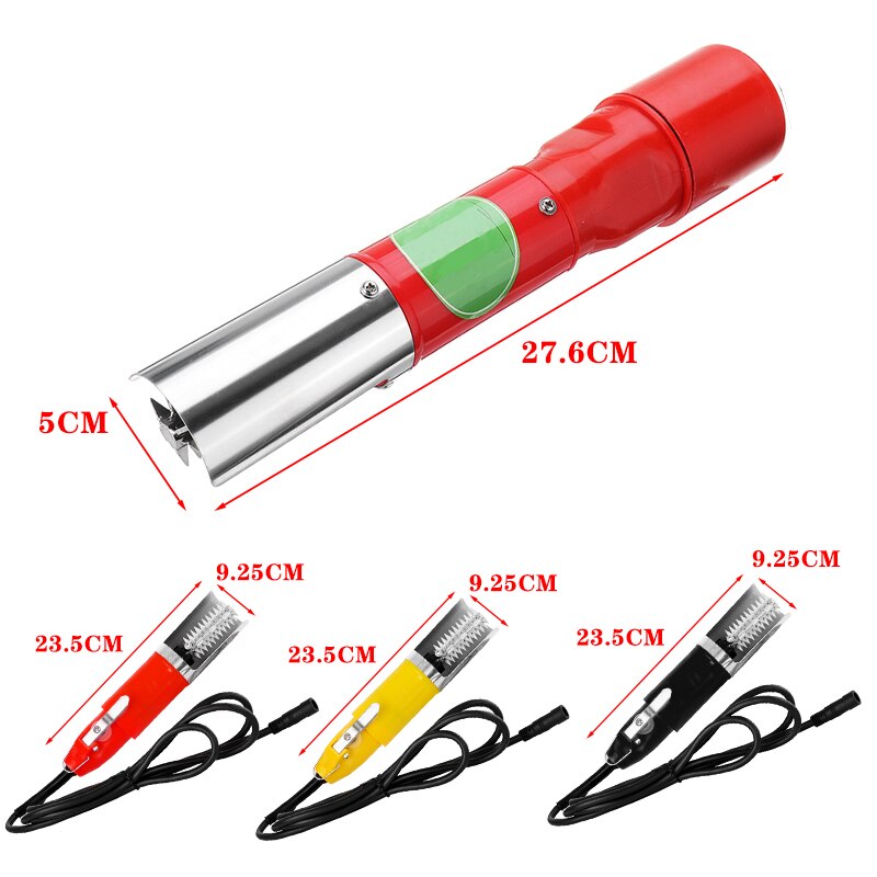 Máquina de descalcificación de pesca, báscula eléctrica Universal portátil de carga, limpiador de detergente de pescado, removedor, raspador de mariscos, 96W