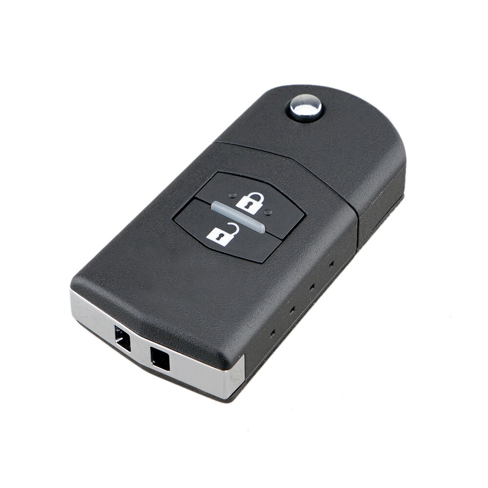 Kannettava 2 painiketta auton avain kaukosäädin taitettava kotelon vaihto sopii mazda 2 3 5 6 bt50 cx-5 cx-7 cx-9 rx8