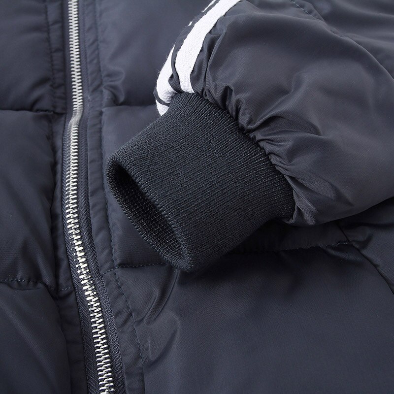 1-8 Y Kids Jackets For Boys Winter Baby Boys Down Coat Winter Solid Color With Hooded Teenage Boys Zipper Windbreaker Jackets