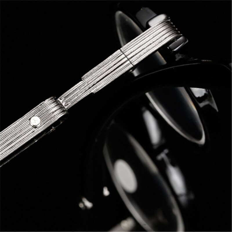 Uvlaik retro pequeno óculos de leitura moda masculina pequena moldura redonda óculos de leitura óculos de prescrição de alta qualidade