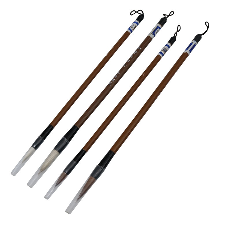 Pincel de escritura para acuarela, pinceles de pintura Gouache, diferentes formas, punta redonda y puntiaguda, conjunto de pinceles de pintura, suministros de arte, 10 Uds.