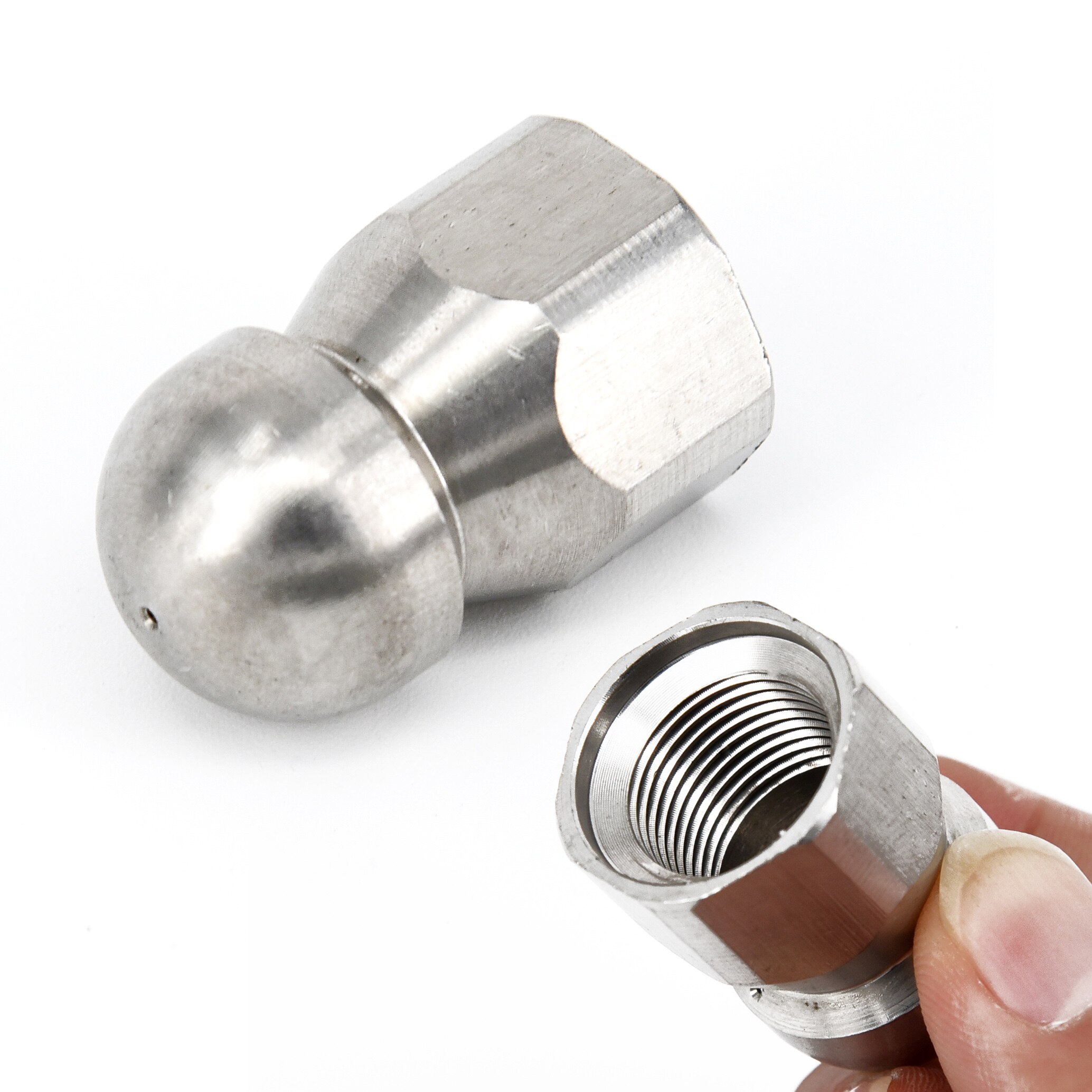 Pressure Washer Drain Rotary Sewer Cleaning Nozzle 3/8" F Garden Hose Nozzle Sprayer Garden Power Tool Accessories