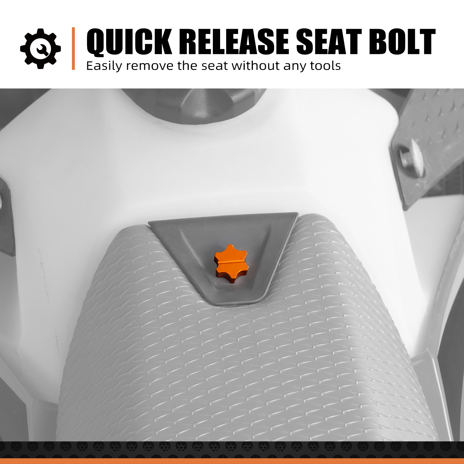 Para KTM EXC 300 2024 tornillo de perno de asiento de liberación rápida EXC EXCF XCW XCF-W XW-F 150 250 300 350 450 500 2024 SX SXF XCF 2023-2024