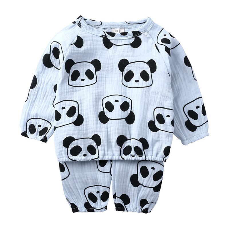 Schattige katoenen dierenpakje baby lange mouw tweedelig set peutermeisjeskleding kinderkledingboetiek kinderkleding