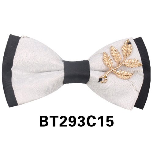 Original butterfly håndlavet #39 til bryllupsfest metal golden wolf to-lags hals butterfly solid slips: Bt293 c 15