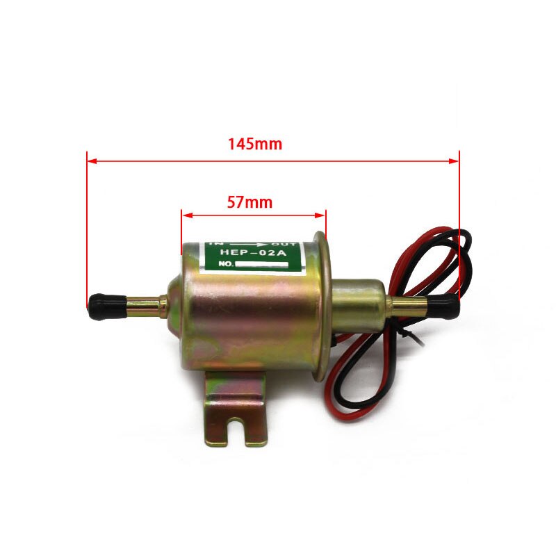 Universal 12V Electric Fuel Pump Low Pressure Diesel Petrol Fuel Pump for Car Motorcycle