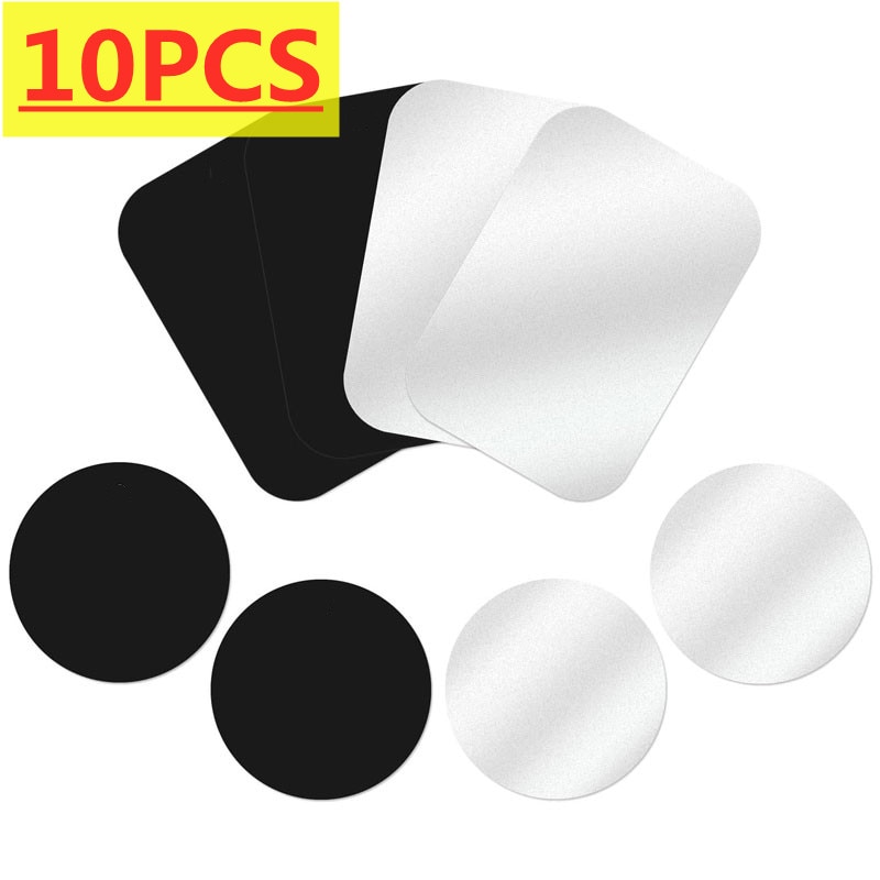 Dunne Metalen Plaat Schijf Voor Magnetische Auto Telefoon Houder Ijzeren Plaat Sticker Schijf Voor Magneet Tablet Bureau Telefoon Auto Mount Rond