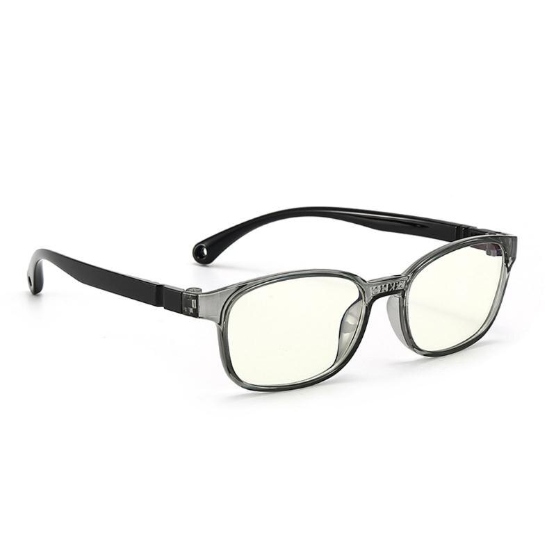 Kids Blue Light Blocking Glasses - Flexible TR90 Frames With Clear Lenses & Adjustable Strap