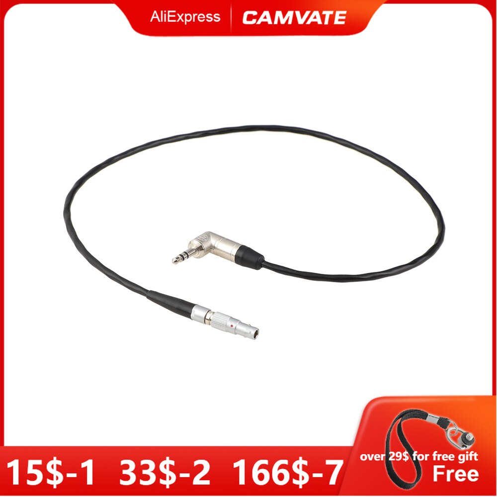 Camvate 3.5Mm Mini Jack Naar Rode Tijdcode Kabel