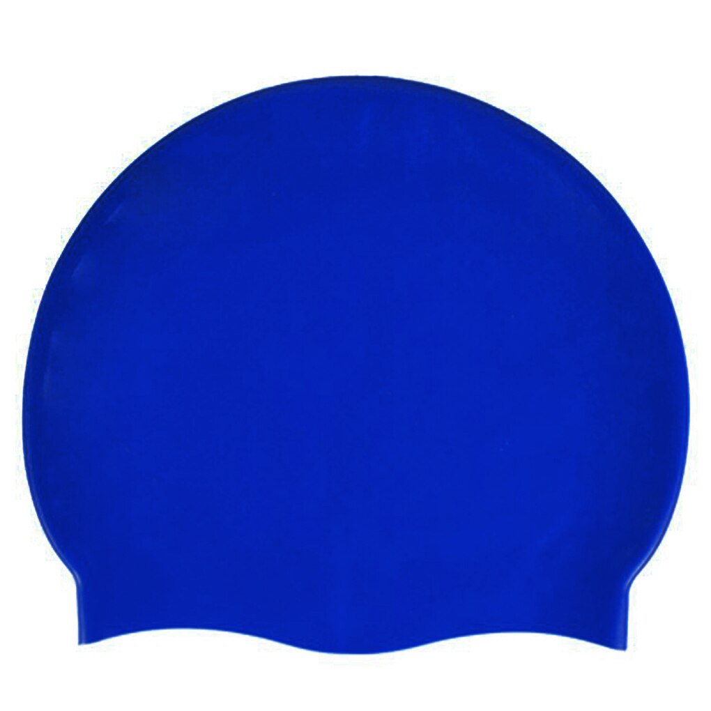 Waterdichte Elastische Siliconen Badmuts Effen Kleur Badmuts Voor Vrouwen Lang Haar/Mannen Kort Haar