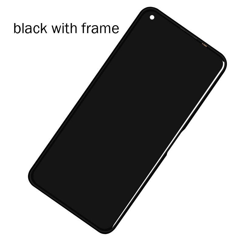 UMIDIGI F2 LCD Display+Touch Screen Digitizer 100% Original Tested LCD Screen Glass Panel For UMIDIGI F2+tools+ Adhesive: black with frame