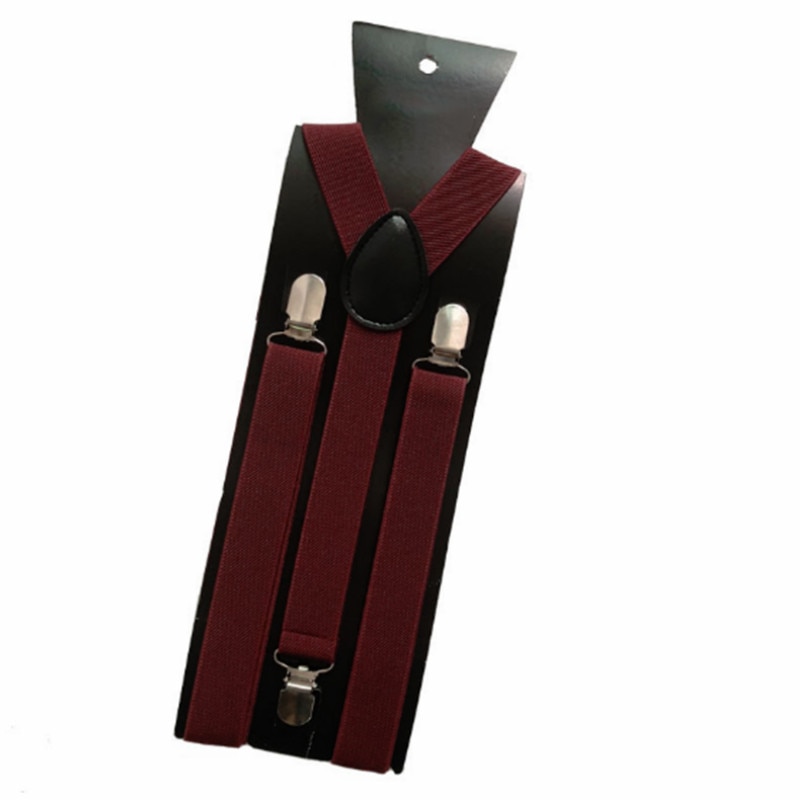 1PC Adult Suspender Adjustable Straps Metal Clip Elasticated Clip-on Men's Suspenders Shirts Pants Braces For Women Belt Straps