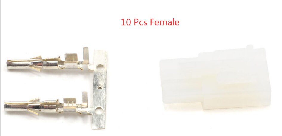 5/10 Pairs Compatible Tamiya Large Battery Male Female Plug Set Big Tamiya Style Nickle Pin Connector Plugs Unwired for RC Hobby: 10 Female