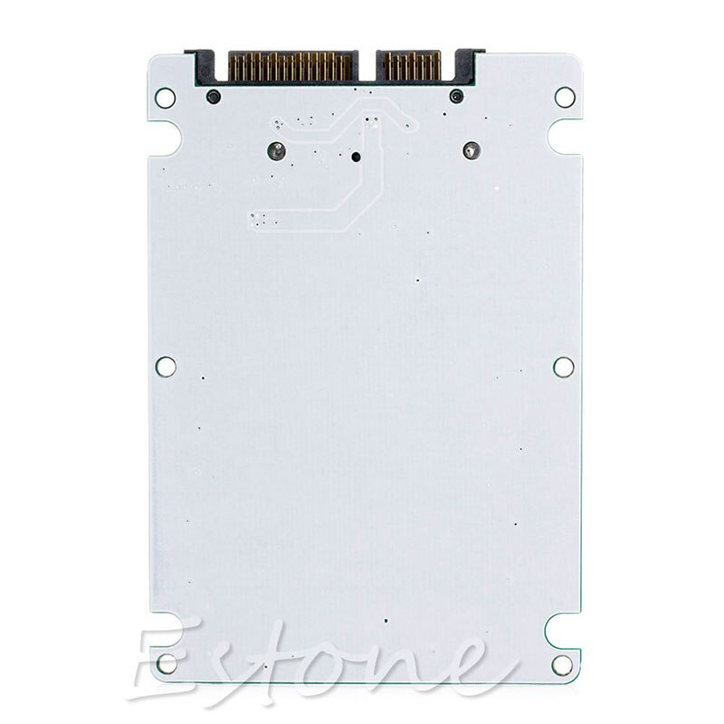 1.8" Micro SATA SSD HDD to 2.5" SATA Adapter Converter Card with 7mm Thick