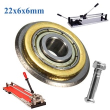 22*6*6mm Rotary Bearing Wheel Replacement For Cutting Machine Tile Ceramic Cutter Spare Accessories Tungsten Carbide