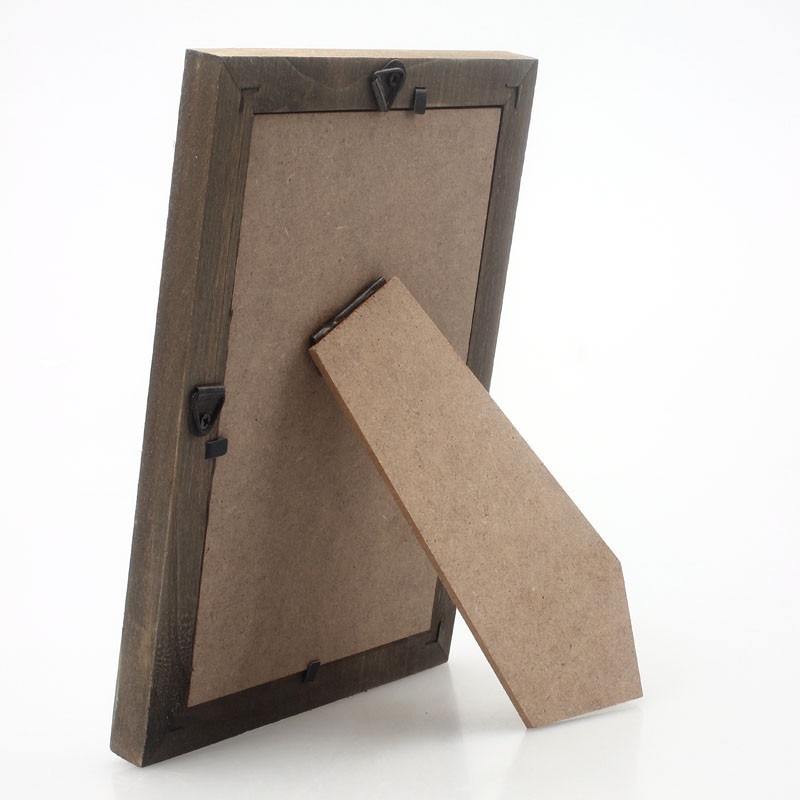 Marco de fotos Vintage para decoración del hogar, 5 colores, 17,6x12,6 cm, , bricolaje, marcos de fotos de boda de madera # SRN, 1 ud.