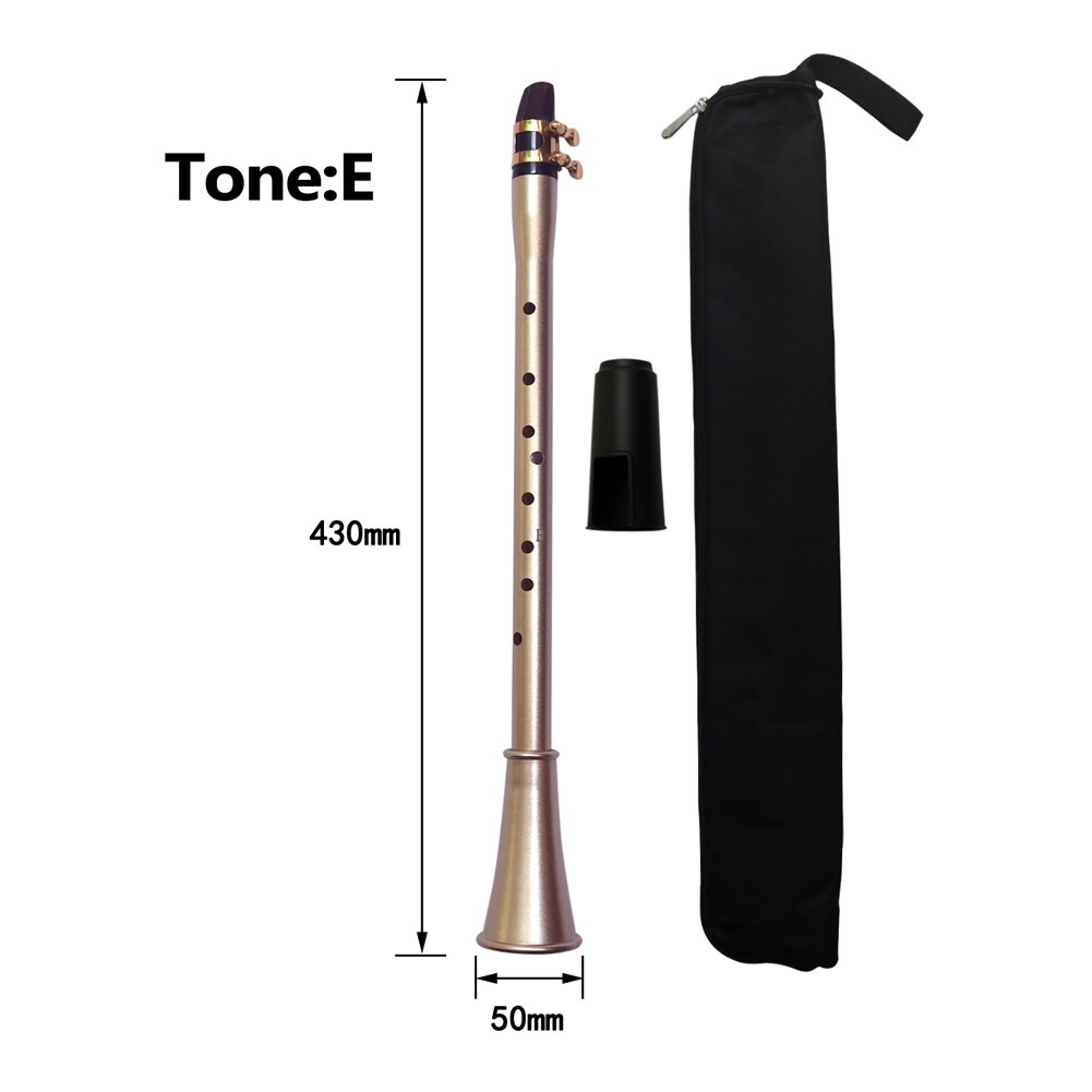 Pocket Saxofoon Abs Sax Mini Draagbare Saxofoon Kleine Saxofoon Met Draagtas Houtblazers Instrument: E Key