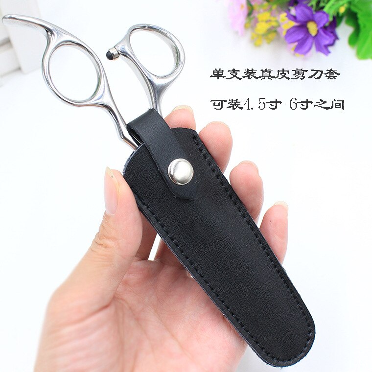 Leather Hair Scissors cover Hairdressing Pouch Case Hair Styling Tools Bag