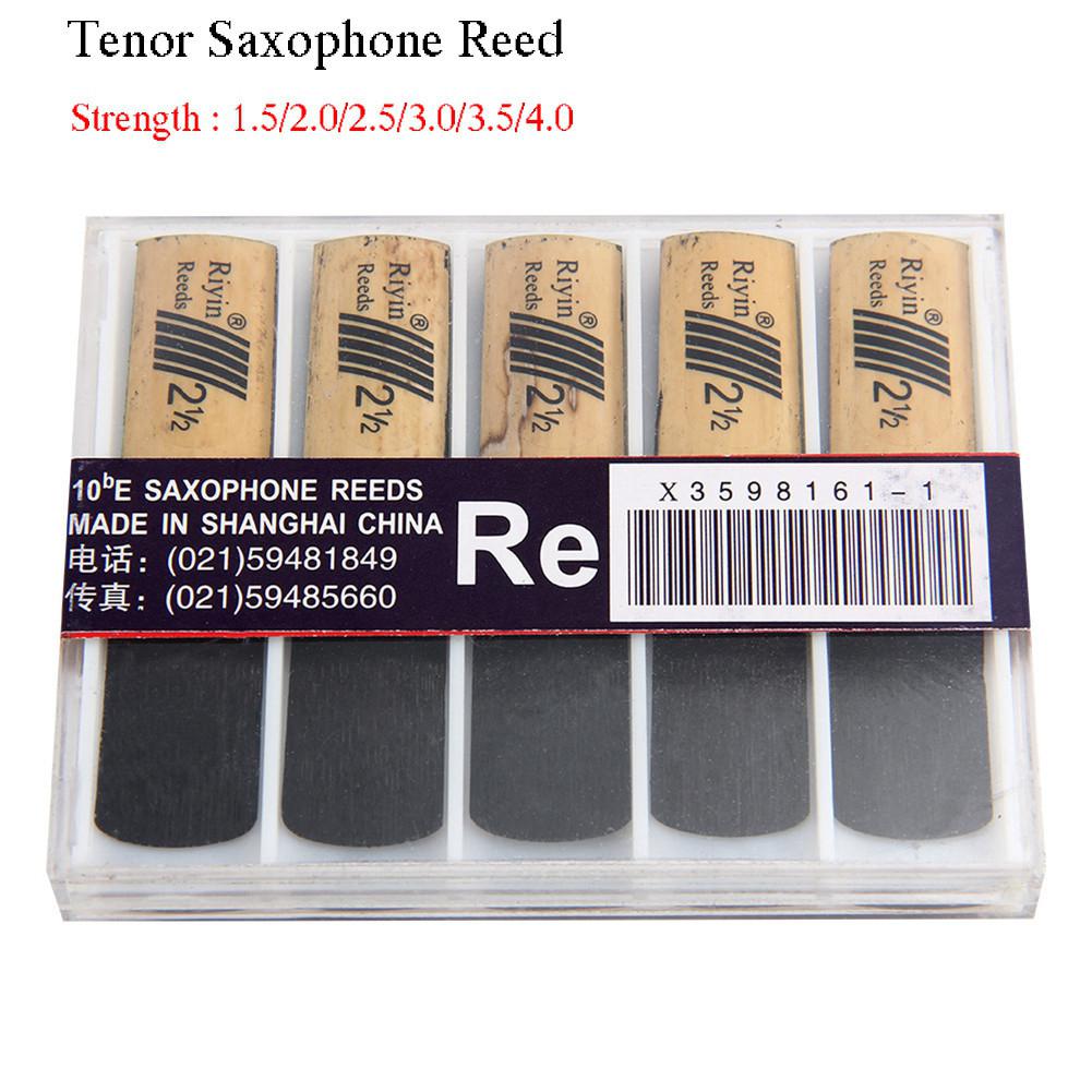 Slade 10 Pcs Saxofoon Riet Set Met Sterkte 1.5/2.0/2.5/3.0/3.5/4.0 Voor tenor Sax Reed Houtblazers Instrument Onderdelen Accessoires