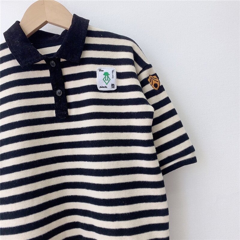 MILANCEL baby romper classical striped baby boys rompers loose style Koran baby jumpsuit