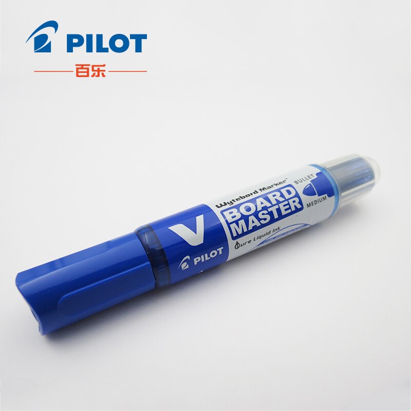 Pilot Whiteboard Writing Pen Marker Refillable Liquid Ink Marker Pen School Stationery Pens Office Supplies 2.3mm Nib WBMAVBM