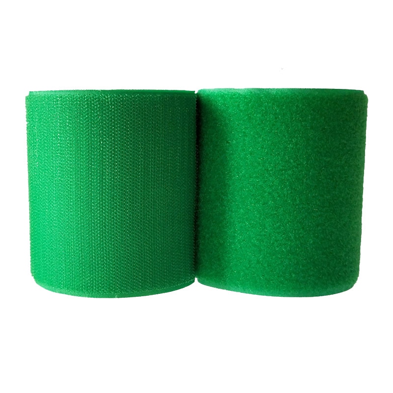 10Cm Breedte Groen Geen Lijm Haak Loop Sluiting Tape Naaien Magic Tape Sticker Strap Couture Kleding Schoen