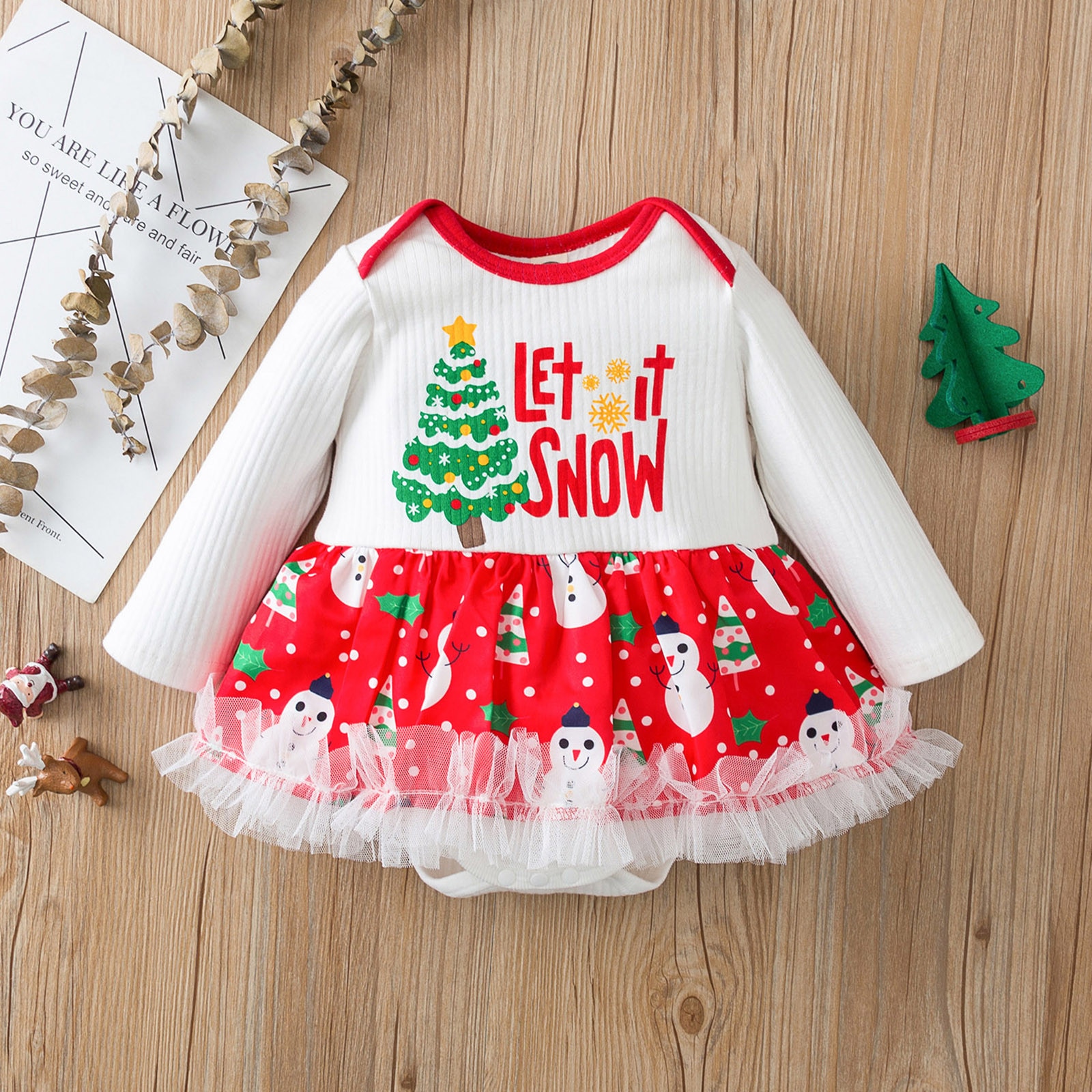 Primeiro natal do bebê recém-nascido menina traje macacão vestido roupas de bebê vestido de ano novo menina bebe roupas crianças vestidos infantis