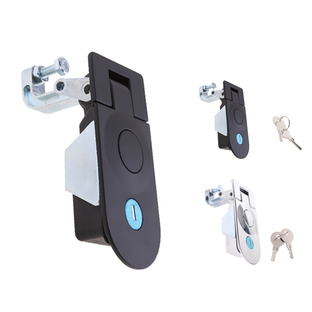 Chrome Finish Powder Coated Zinc Alloy Sealed Compression Latch Flush Mount.