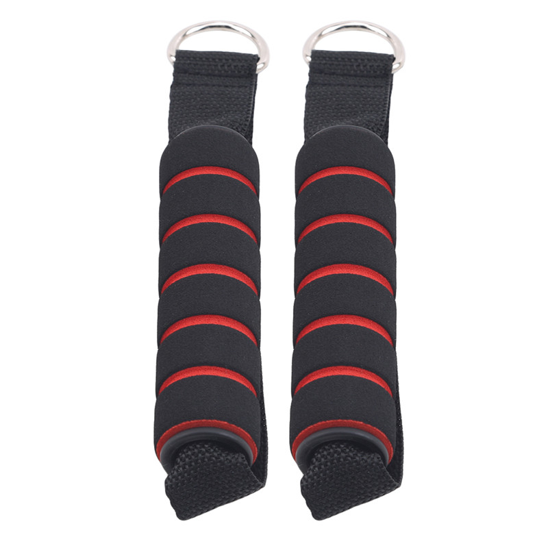 1 pièces Tricep corde câble attache poignée barre résistance gymnastique entraînement bande d-ring ressort tirer corde câble barre élastique