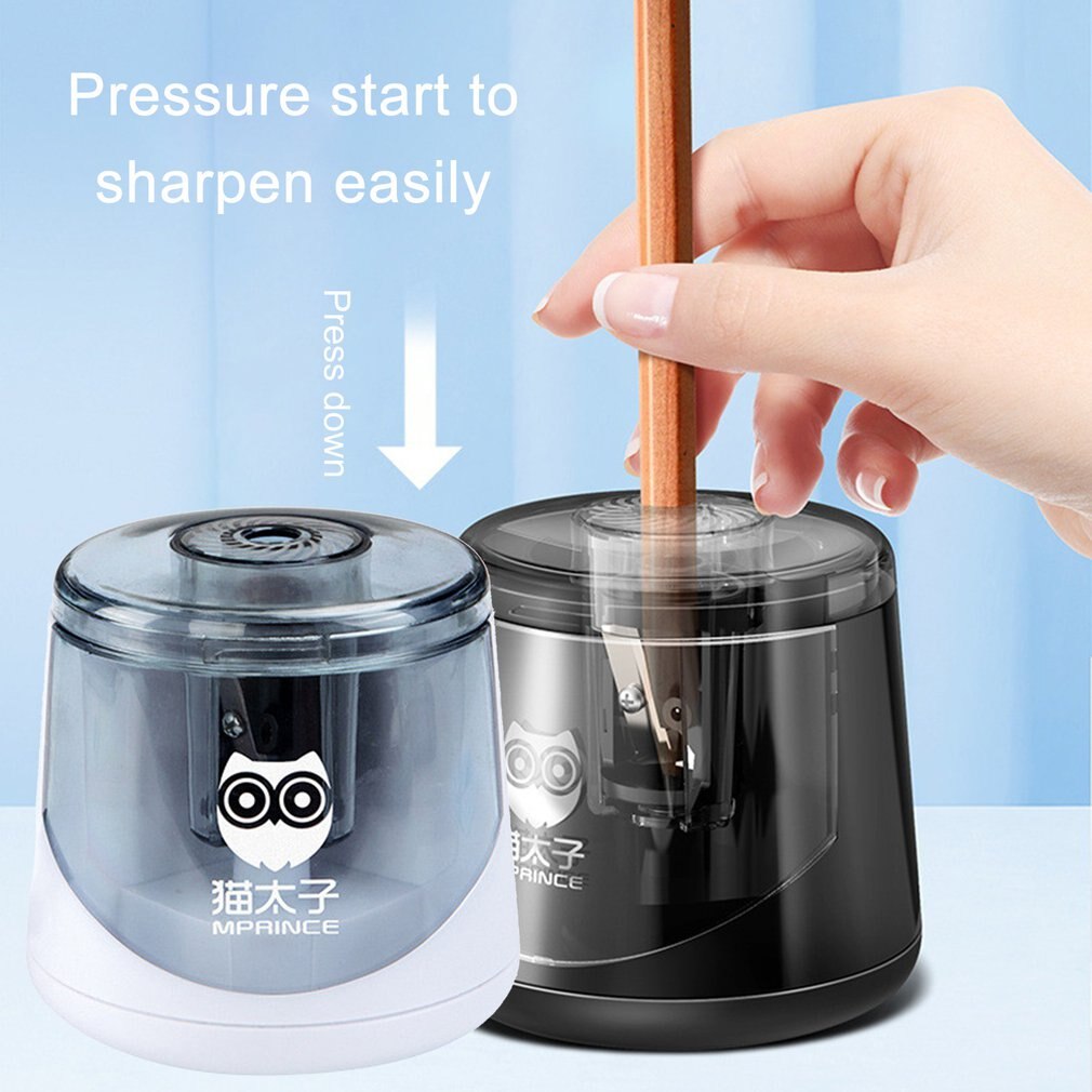 USB Electric Pencil Sharpener Automatic Pencil Sharpeners For Office School Single Hole Pencil Sharpener