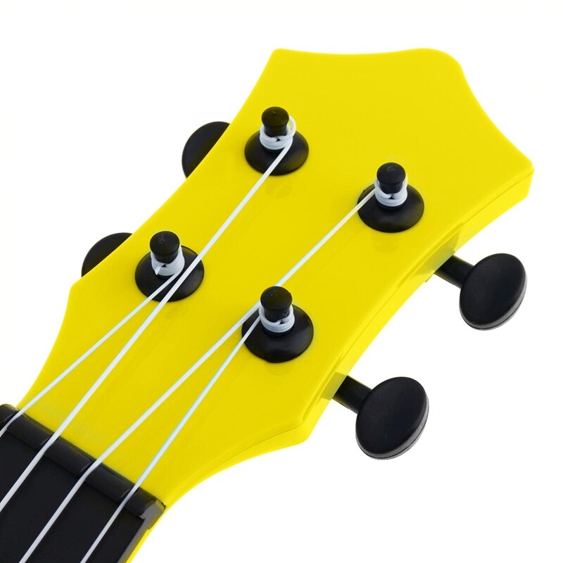 21 Inch Acoustic Ukulele Uke 4 Strings Hawaii Guitar Guitar Instrument for Kids and Music Beginner Yellow