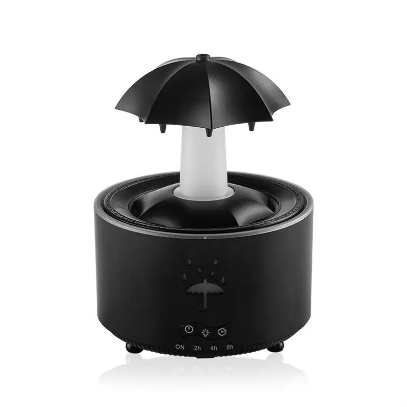 Wolk Regen Luchtbevochtiger 450ml 7 Kleuren Regenwolk Luchtbevochtiger Essentiële Olie Diffuser met LED Lichten, Wolk Nachtlampje voor Kinderkamer, Slaapkamer, Thuis, Kantoor