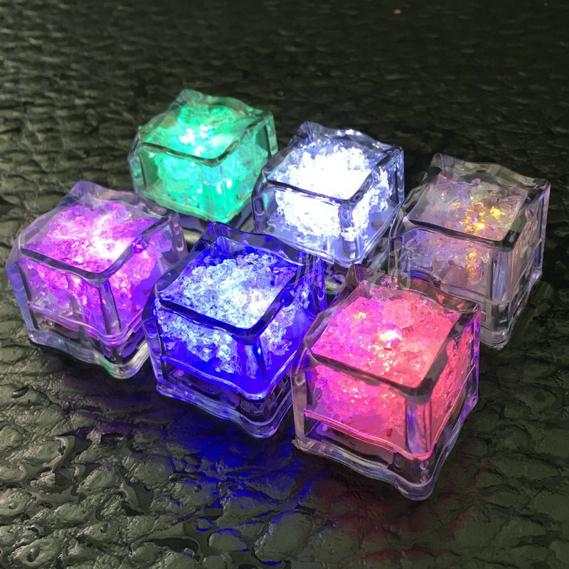 Bar KTV Lumineszenz Eis Block Einkommen Wasser, Dass Ist Licht LED Bunte Eis Block Gefühl Wasser Reagieren Zu Eis Block