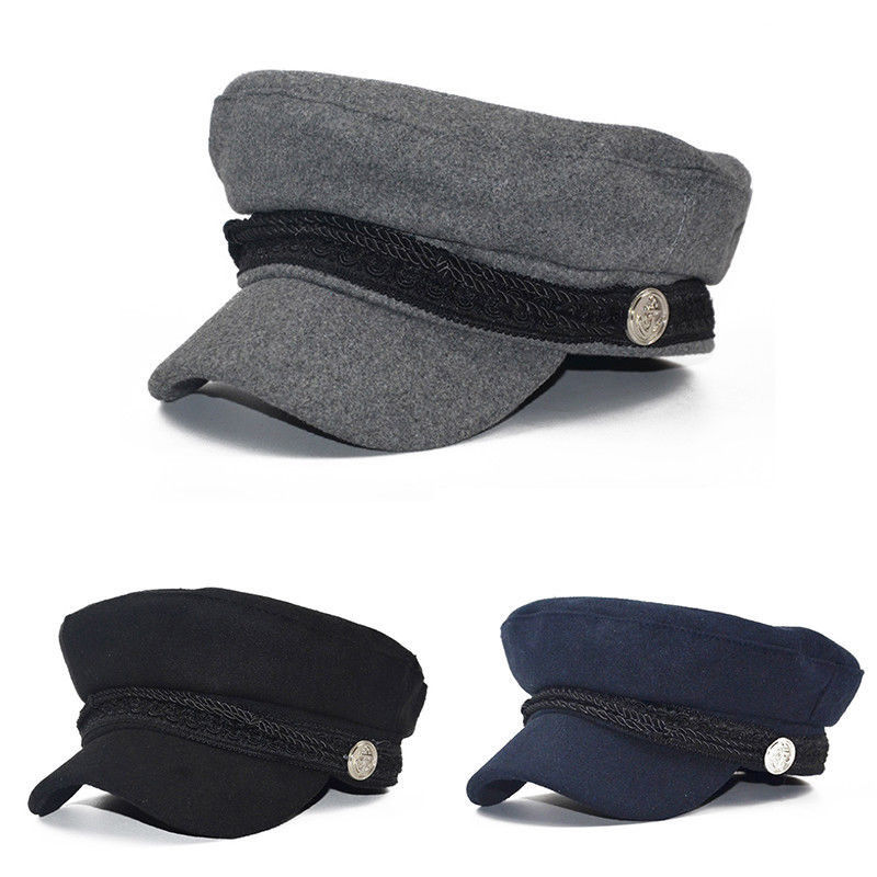 Gorra de pescador estilo griego para hombre y mujer, gorro de pescador estilo Retro con visera