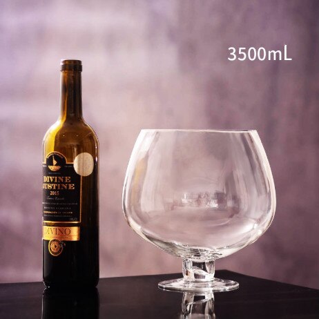 Jm 2000ml - 4000ml- party sjove glas / vinglas / cocktailglas glaskop krystal vinglas whiskyglas ølglas: 3.5l