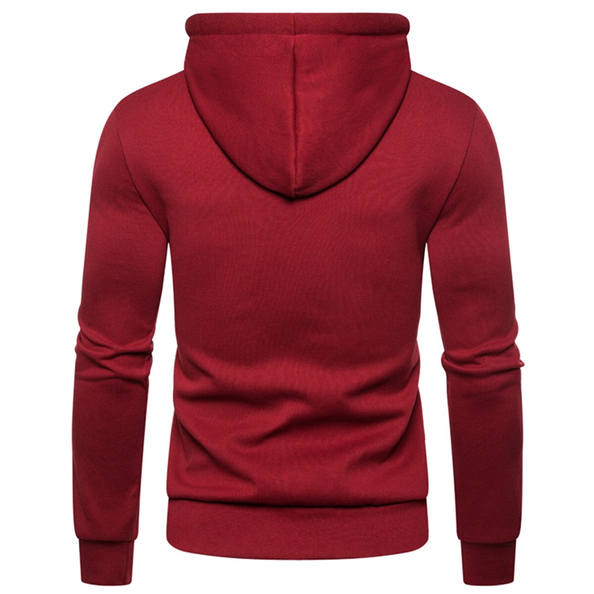 Button Hooded Hoodie Slim Fit Hip Hop Winter Fleece Hoody Jackets Men Sweatshirts Hoodies