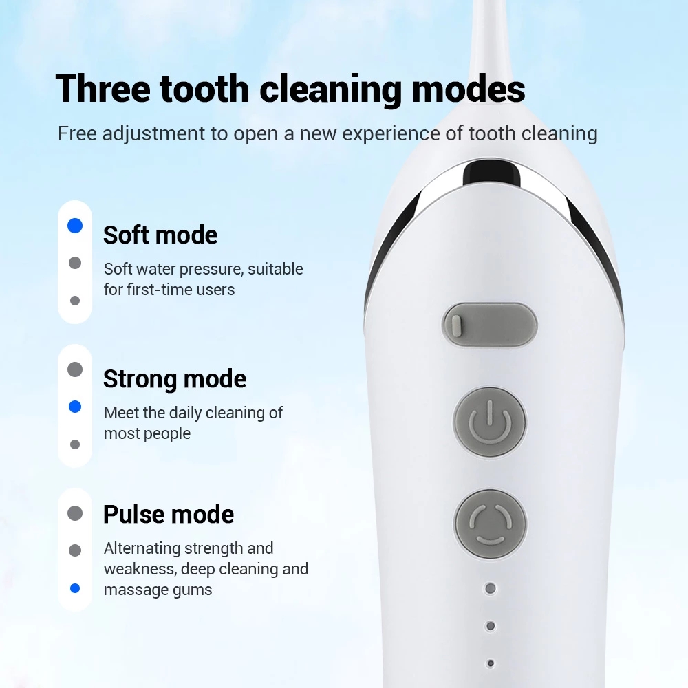 XIAOMI-irrigador Dental con chorro de agua, limpieza Dental, blanqueamiento Dental, impermeable, lavadora bucal, hilo Dental