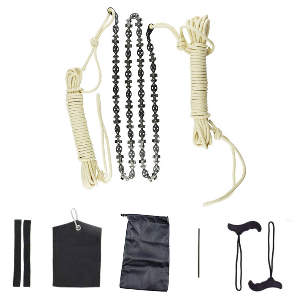 Hand Chain Saw Gereedschap Tuinieren Tak Zag 48Inch Logging Snoeien Gereedschap Met Polyester Fiber Touw Voor Hoge Ledematen Boom tak