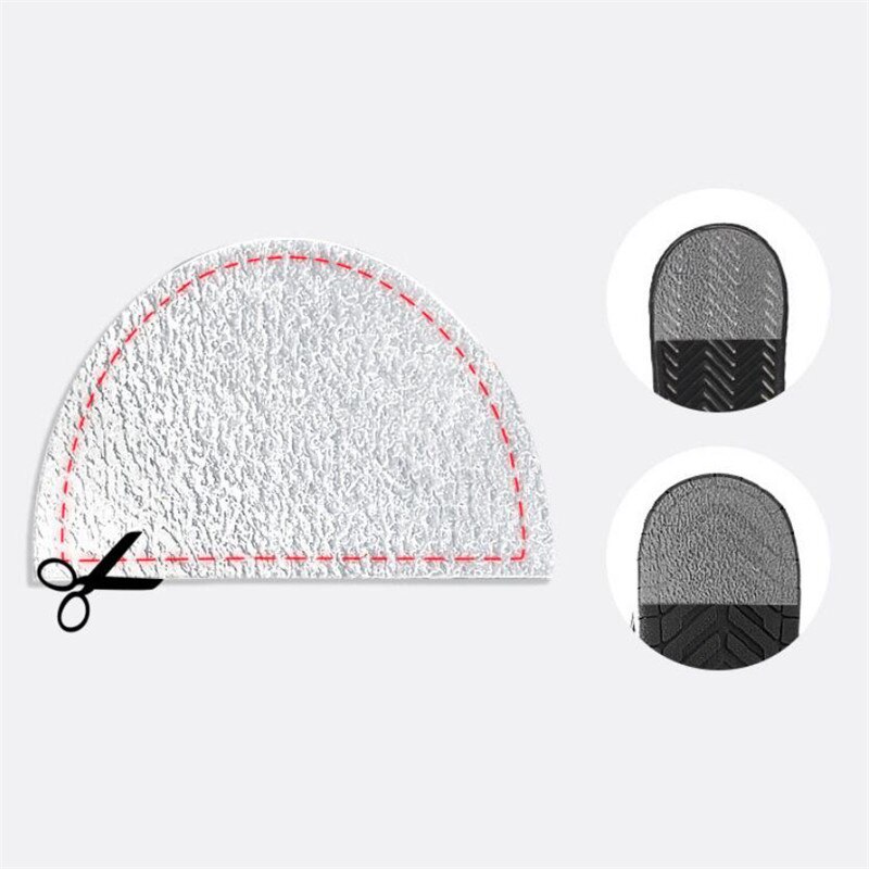 Protector de suela de zapato para zapatillas, suelas resistentes al desgaste, pegatina, suela de goma autoadhesiva, almohadillas antideslizantes para el cuidado de los zapatos: Default Title