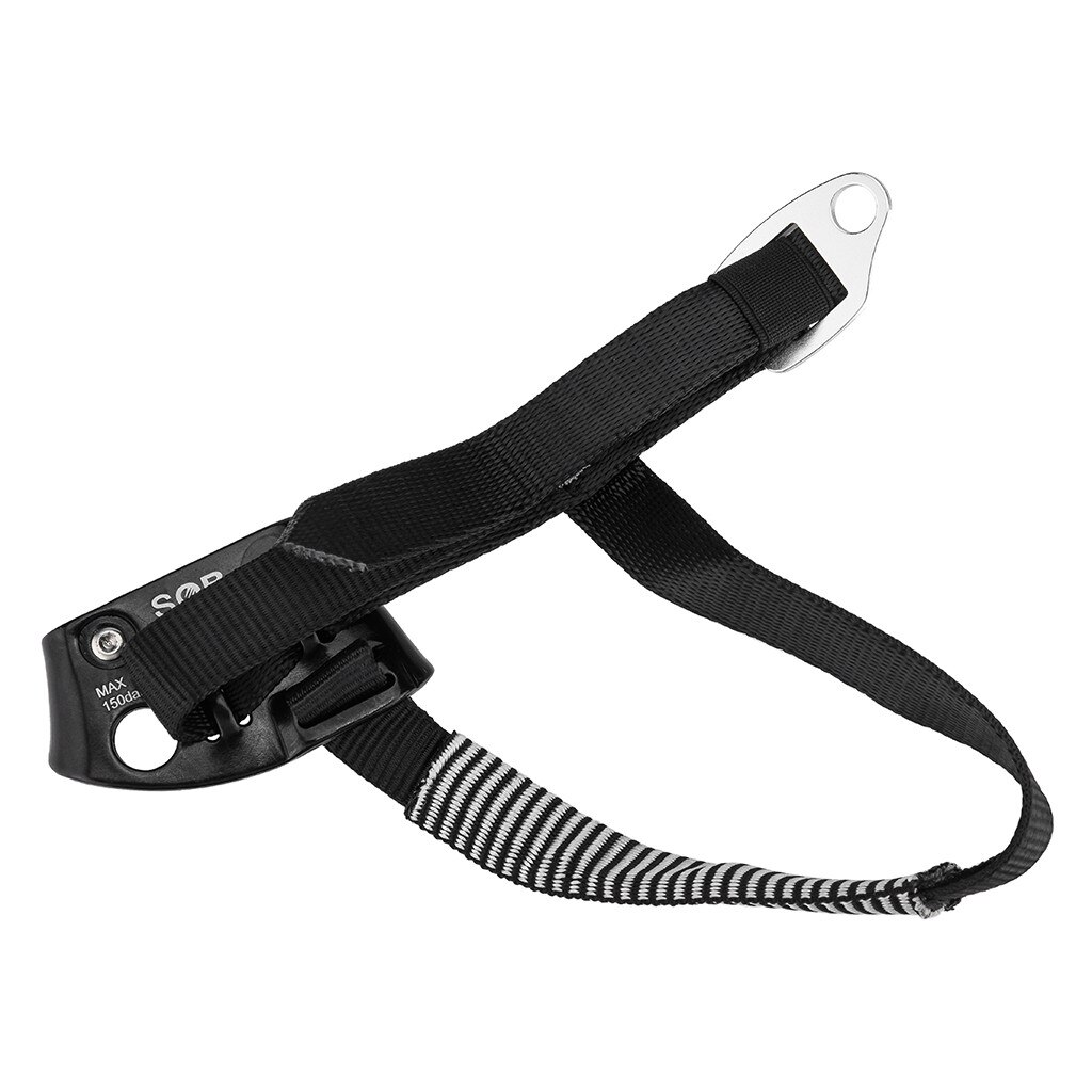 Equipamento de montanhismo para esquerda/direita, ascender do pé para áreas externas, leve e firme, dispositivo de escalada, equipamento de alpinismo seguro: B