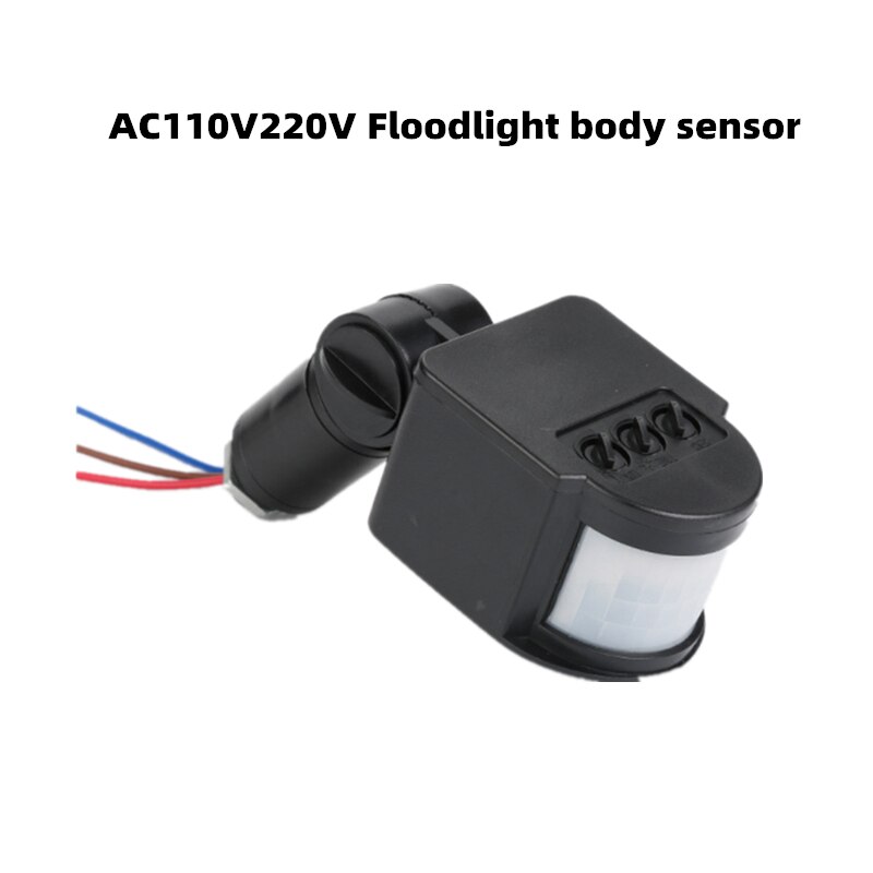 AC110V220V Menselijk Lichaam Sensor Schijnwerper Infrarood Sensor Schakelaar Flood Light Pir Sensor