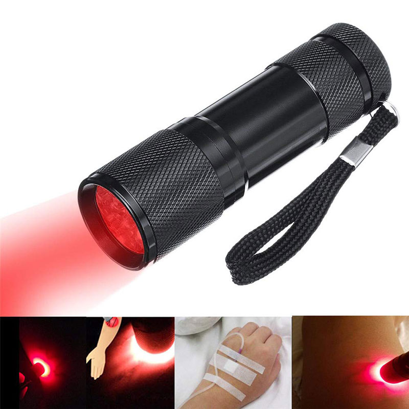 TOPCOM RedSight Red LED Flashlight for Reading Astronomy Star Maps and Preserving Night Vision