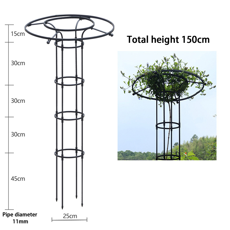 Enrejado de jardín para plantas trepadoras, torre de sombrilla, enrejado para plantas trepadoras, soporte de bricolaje, enrejado de escalada, soportes para macetas de flores