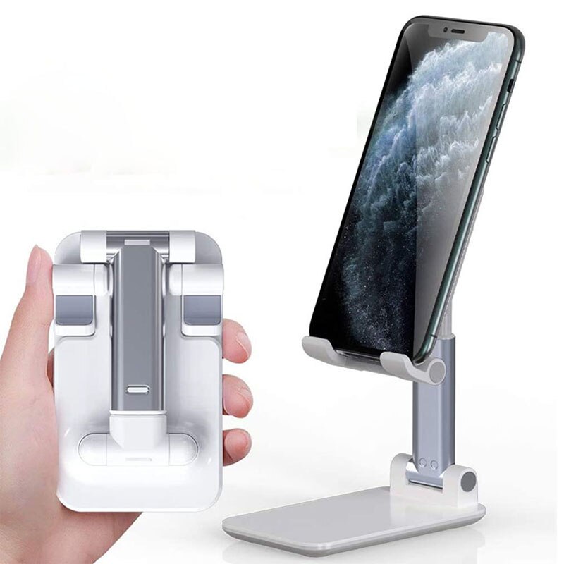 Support universel de téléphone portable de bureau support en plastique pour iPhone iPad tablette réglable pliable Table support de support de téléphone portable