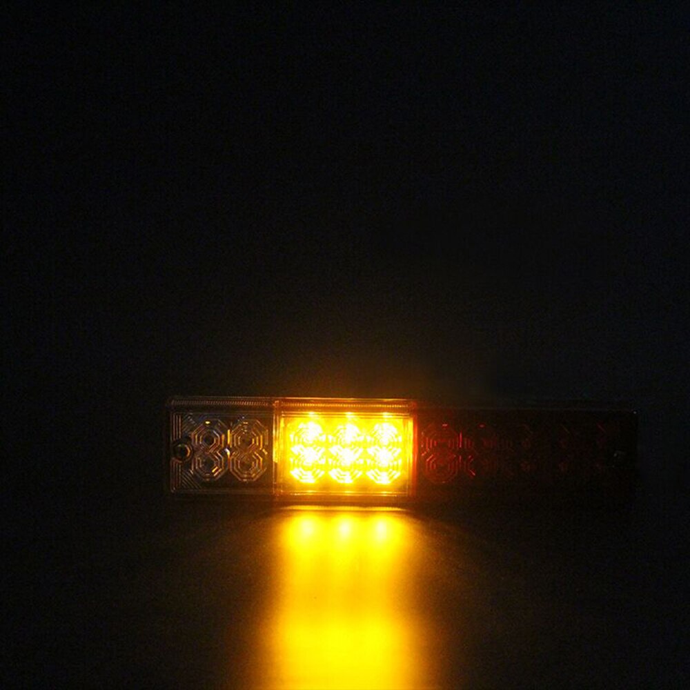 2X 12V 20 LED Stop Rear Tail Reverse Light Indicator Lamp Ute Truck Trailer Caravan