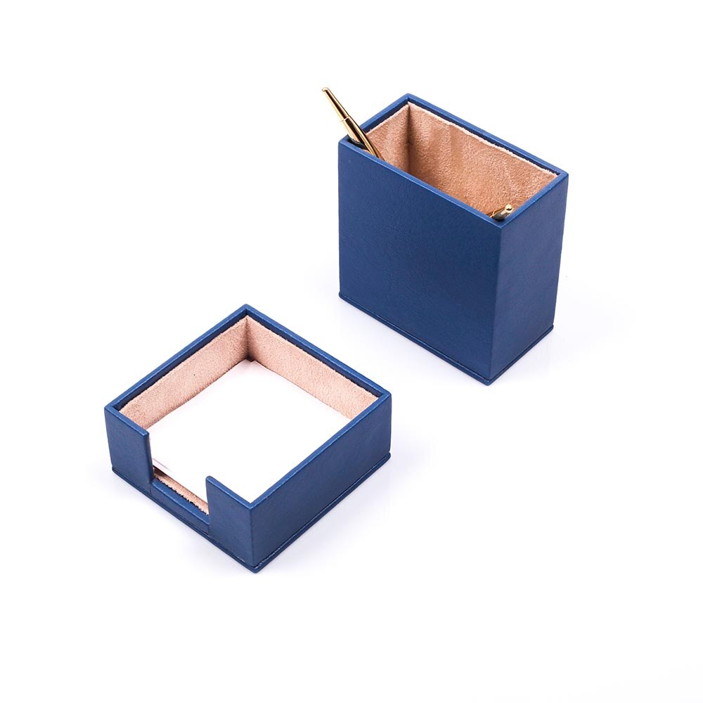 Double Desk Set / Pen Box And Note Paper Holder (Desk Organizer Office Accessories Desk Accessories Office Supplies)